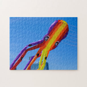 Colorful Octopus Kite Jigzaag Puzzle Legpuzzel
