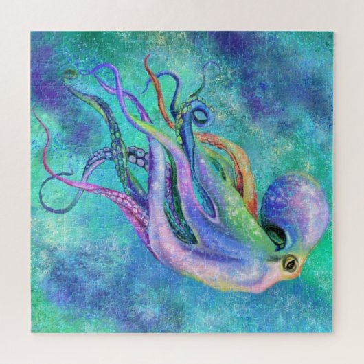 Colorful Octopus Puzzle Gift Legpuzzel (Horizontaal)