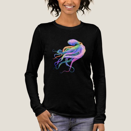 Colorful Octopus T-Shirt (Voorkant)