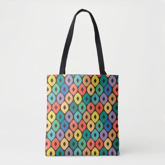 Colorful Ogee Tote Bag (Voorkant)