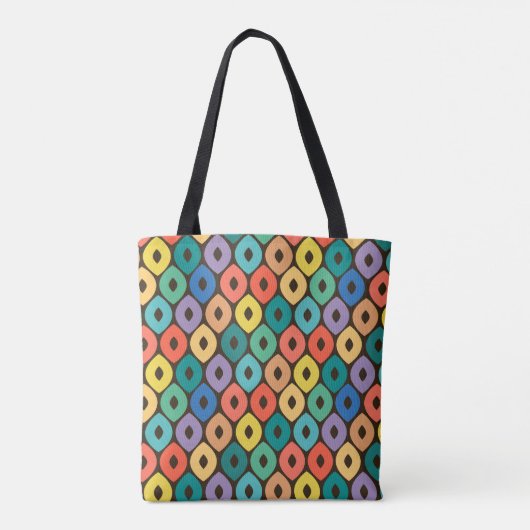 Colorful Ogee Tote Bag (Achterkant)