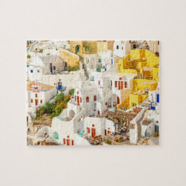 Colorful Oia Village Santorini Griekenland Legpuzzel