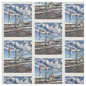 Colorful Oilfield Pumping Stof (Swatch)