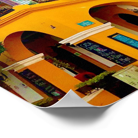 Colorful Old Mansion Poster (Hoek)