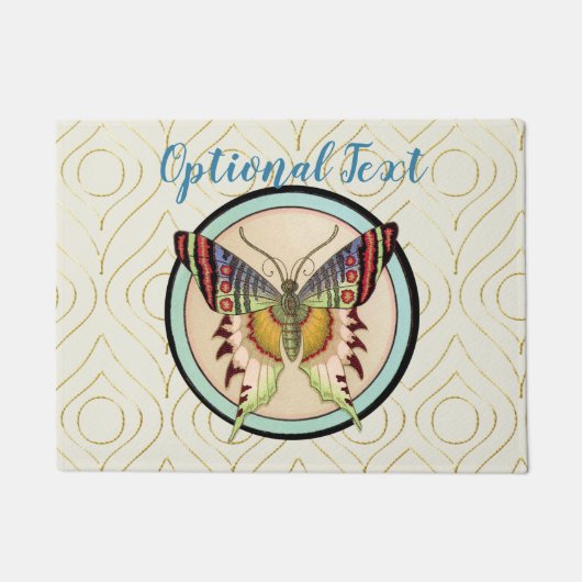 Colorful Old World Butterfly Deurmat (Voorkant)