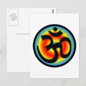 Colorful_Om Briefkaart (Voorkant / Achterkant)