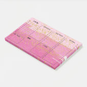 Colorful om lijst Post-it® notes uit te voeren (Schuin)