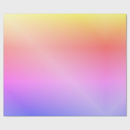 Colorful ombre cadeaupapier (Vlak)