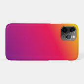Colorful ombre gradiënt iPhone case (Achterkant (horizontaal))