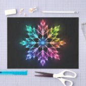 COLORFUL OMBRE HOLIDAY WINTER SNOWFLAKE TISSUEPAPIER (Craft)