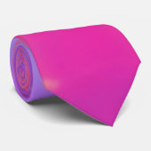 Colorful Ombre Paars Oranje Roze Stropdas (Opgerold)