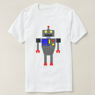 COLORFUL ONTWERP VAN EEN ROBOT-SPEELGOED T-SHIRT