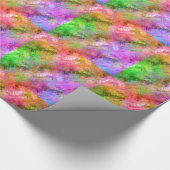 Colorful Opal Glassy Texture Cadeaupapier (Hoek)