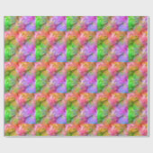 Colorful Opal Glassy Texture Cadeaupapier (Vlak)