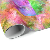 Colorful Opal Glassy Texture Cadeaupapier (Rol Hoek)