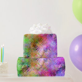 Colorful Opal Glassy Texture Cadeaupapier