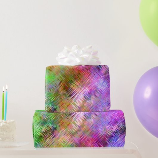 Colorful Opal Glassy Texture Cadeaupapier (Feestgeschenken)