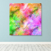 Colorful Opal Glassy Texture Canvas Afdruk (Insitu (Houten vloer))