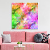 Colorful Opal Glassy Texture Canvas Afdruk (Insitu (Woonkamer))