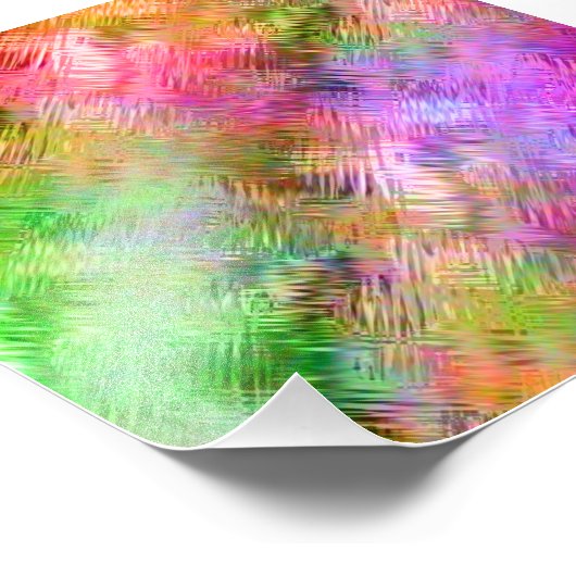 Colorful Opal Glassy Texture Foto Afdruk (Hoek)