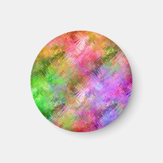 Colorful Opal Glassy Texture Magneet (Voorkant)