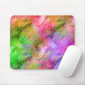 Colorful Opal Glassy Texture Muismat (Met muis)