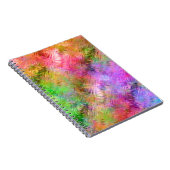 Colorful Opal Glassy Texture Notitieboek (Rechterzijde)