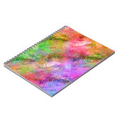 Colorful Opal Glassy Texture Notitieboek (Linkerzijde)
