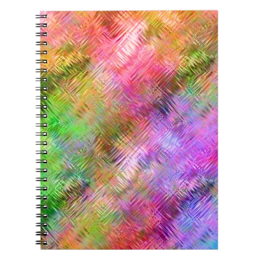 Colorful Opal Glassy Texture Notitieboek (Voorkant)