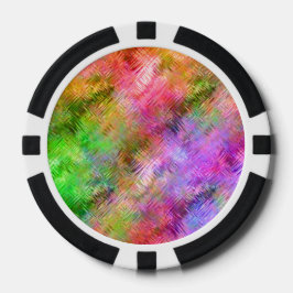 Colorful Opal Glassy Texture Poker Chips