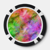 Colorful Opal Glassy Texture Poker Chips (Achterkant)