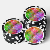 Colorful Opal Glassy Texture Poker Chips (Opstapeling)