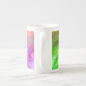 Colorful Opal Glassy Texture Porselein Kop (Achterkant)