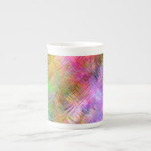 Colorful Opal Glassy Texture Porselein Kop (Voorkant)