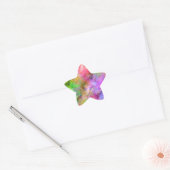 Colorful Opal Glassy Texture Ster Sticker (Envelop)