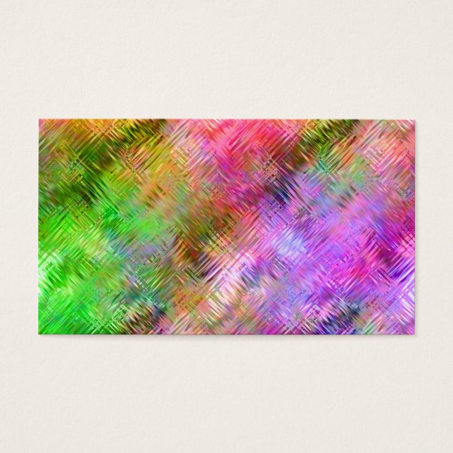 Colorful Opal Glassy Texture Visitekaartjes (Voorkant)