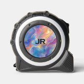 Colorful opal swirly flowing marble texture rolmaat (Voorkant)