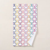 Colorful Open Circles Bad Handdoek (Handdoek)