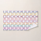 Colorful Open Circles Bad Handdoek (Handdoek)