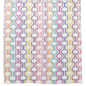 Colorful Open Circles Douchegordijn (Voorkant)