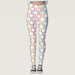 Colorful Open Circles Leggings
