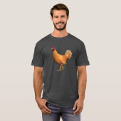 Colorful Oranje Rooster T-shirt (Voorkant volledig)