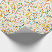 Colorful  Orante Paisley Cadeaupapier (Hoek)