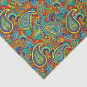 Colorful Orante Paisley Tissuepapier (Detail)