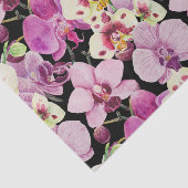 Colorful Orchid Flower Pattern Tissuepapier (Detail)