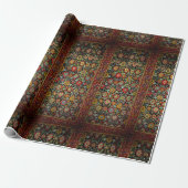 Colorful Oriental Rug look Cadeaupapier (Uitgerold)
