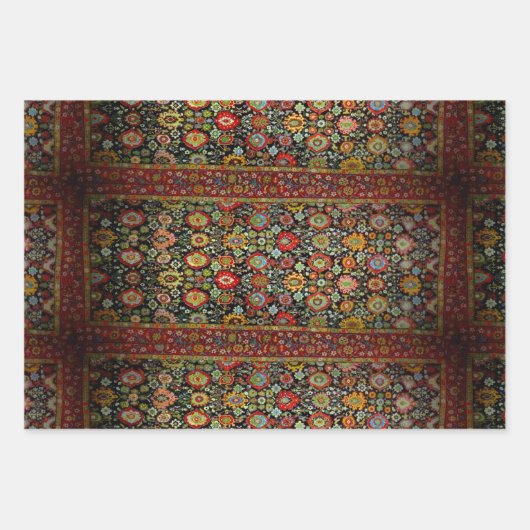 Colorful Oriental Rug-ontwerp Inpakpapier Vel (Voorkant 3)