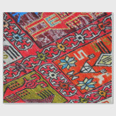 Colorful Oriental, Turkse Rug Cadeaupapier (Vlak)
