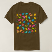 Colorful Origami Pattern T-shirt (Design voorkant)