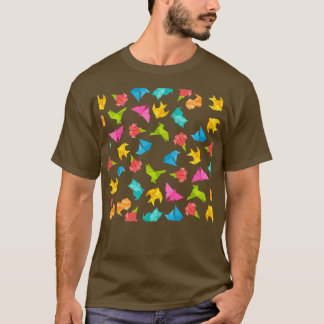 Colorful Origami Pattern T-shirt